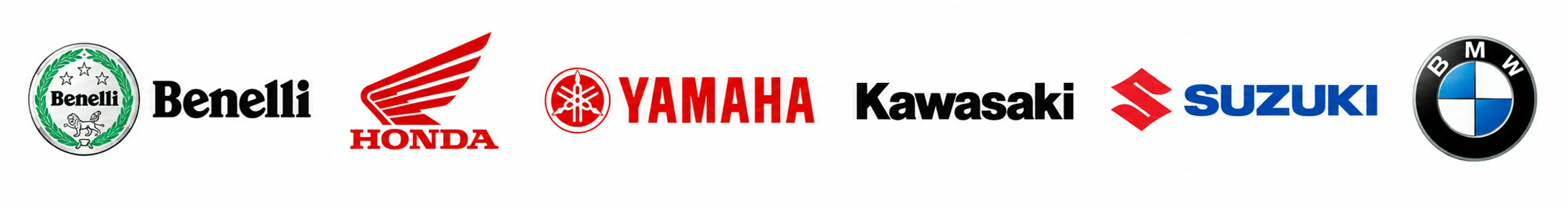 Benelli, Honda, Yamaha, Kawasaki, Suzuki และ BMW