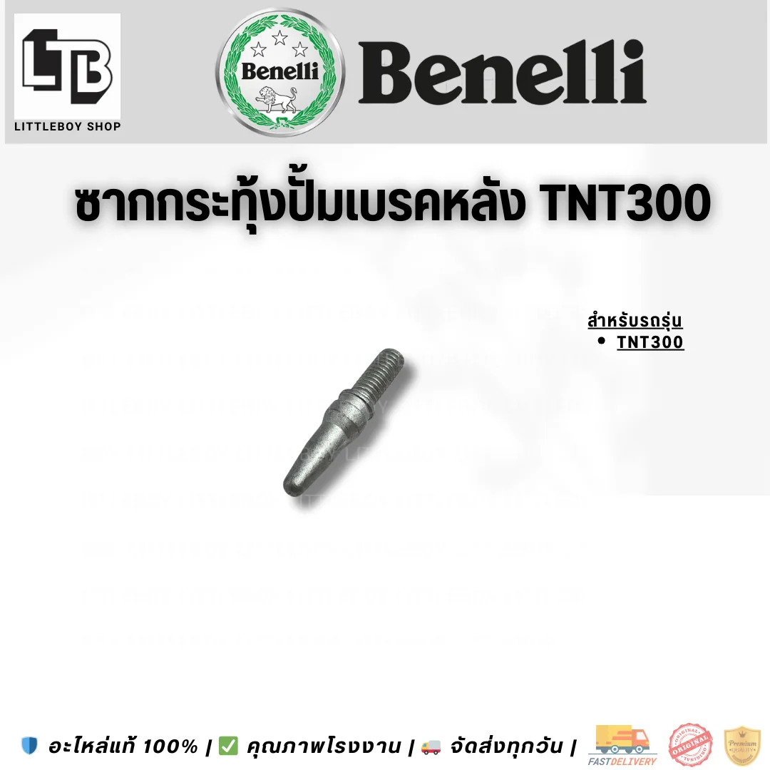สากกระทุ้งปั้มเบรคหลัง TNT300