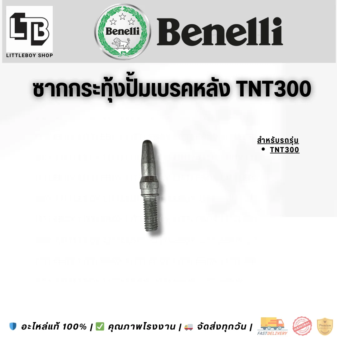 สากกระทุ้งปั้มเบรคหลัง TNT300