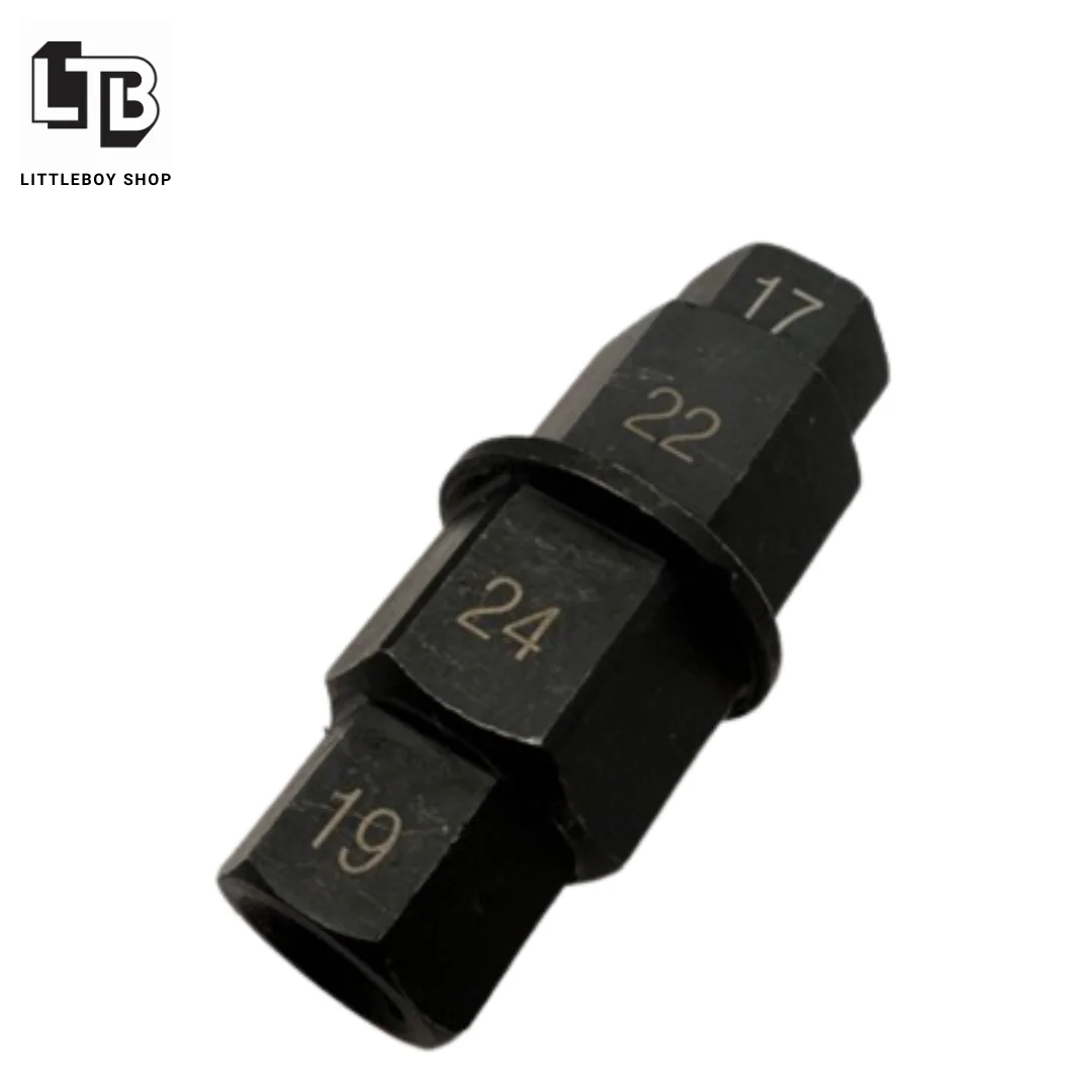 บล็อก 6 เหลี่ยม เดือยโผล่ ถอดล้อหน้า Big bike (เบอร์ 17,19,22,24mm)