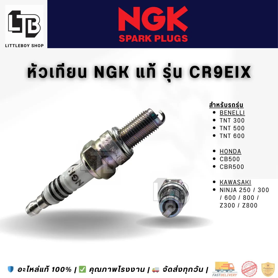 (f)หัวเทียนเข็ม IRIDIUM CR9EIX