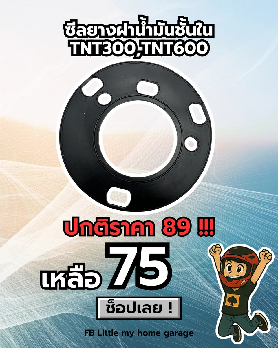 ซีลยางฝาน้ำมันชั้นใน TNT300,TNT600