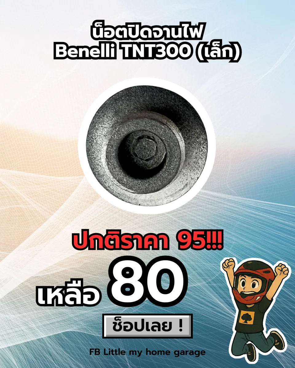 น็อตปิดจานไฟ TNT300 (เล็ก)
