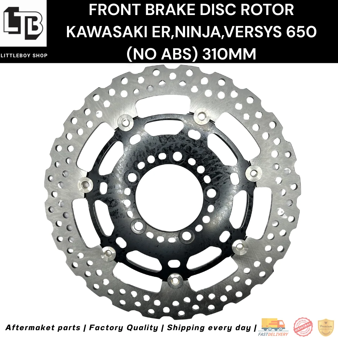 จานเบรค Front Kawasaki er6n,ninja,versys650 (2006-2016) No ABS 300mm