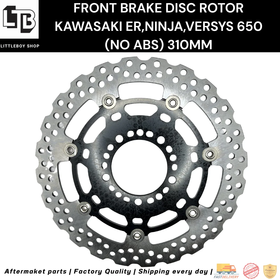 จานเบรค Front Kawasaki er6n,ninja,versys650 (2006-2016) No ABS 300mm