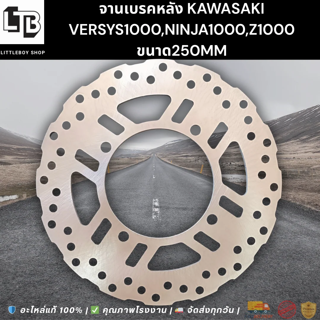 จานเบรค Rear Kawasaki Versys1000,Ninja1000,Z1000 250mm