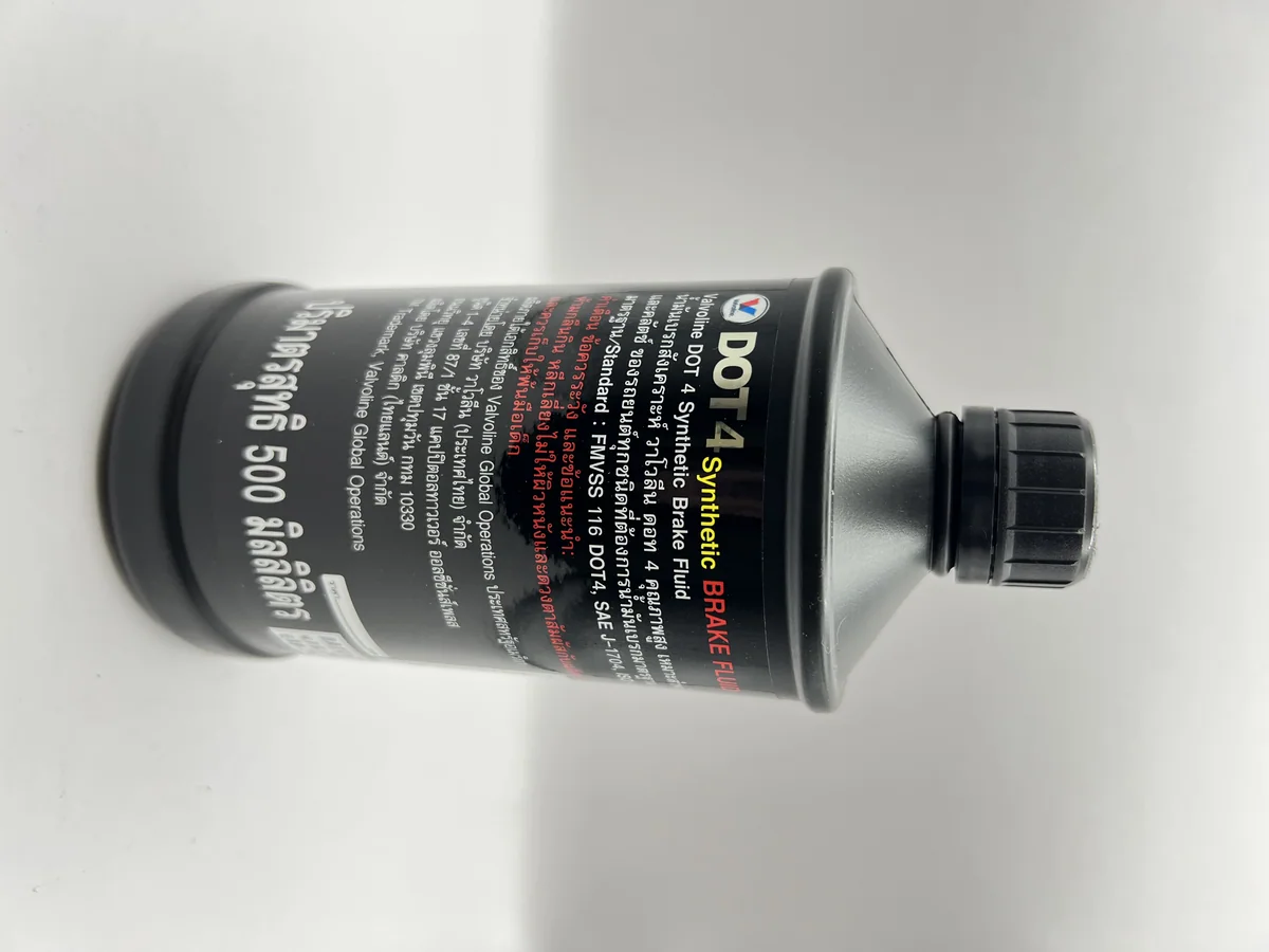 (f)น้ำมันเบรคสังเคราะห์ DOT4 Synthetic Break fluid 500ml.