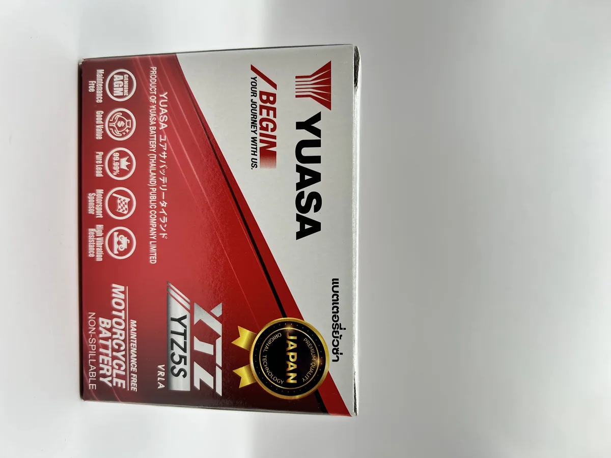 (f)แบตเตอรี่ Yuasa YTZ5S 0.4Ax5-10