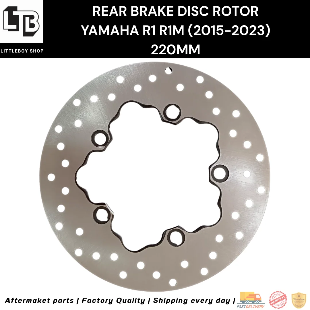 จานเบรค Rear Yamaha R1,R1M(Y15-23),R6(Y17-23),MT10(Y16-23) 220mm