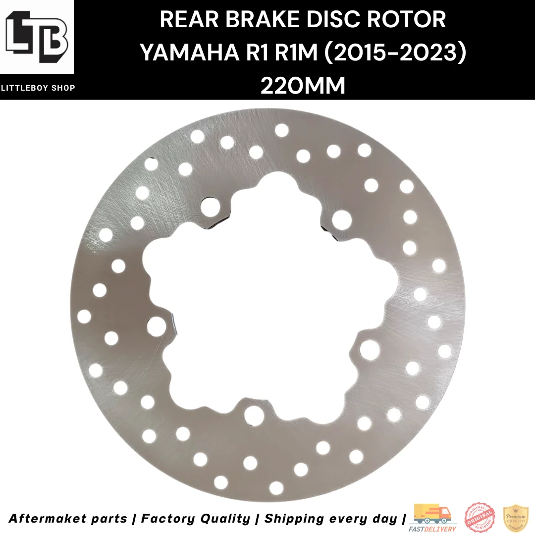 จานเบรค Rear Yamaha R1,R1M(Y15-23),R6(Y17-23),MT10(Y16-23) 220mm