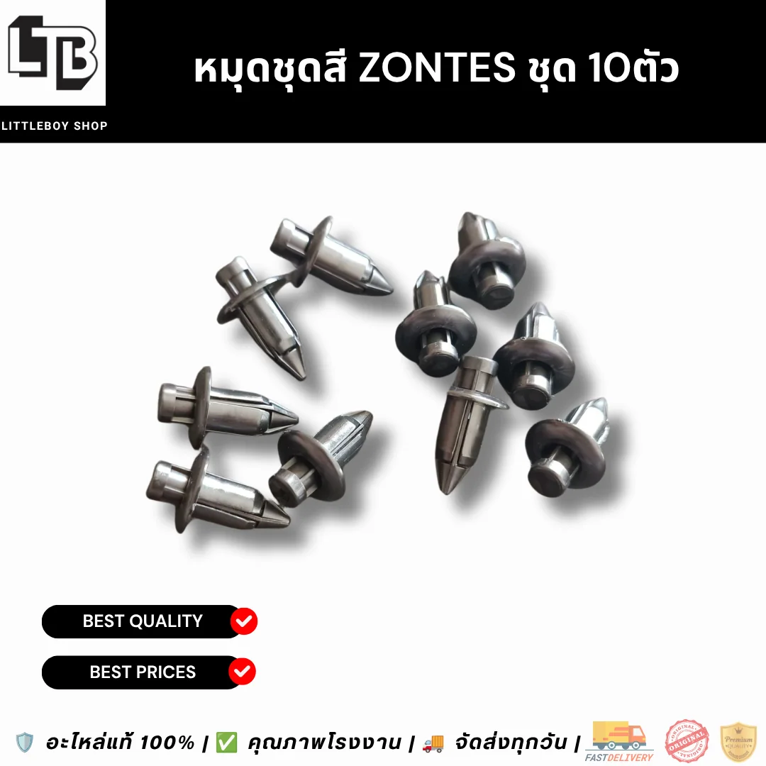 หมุดชุดสี ZONTES ชุด 10ตัว